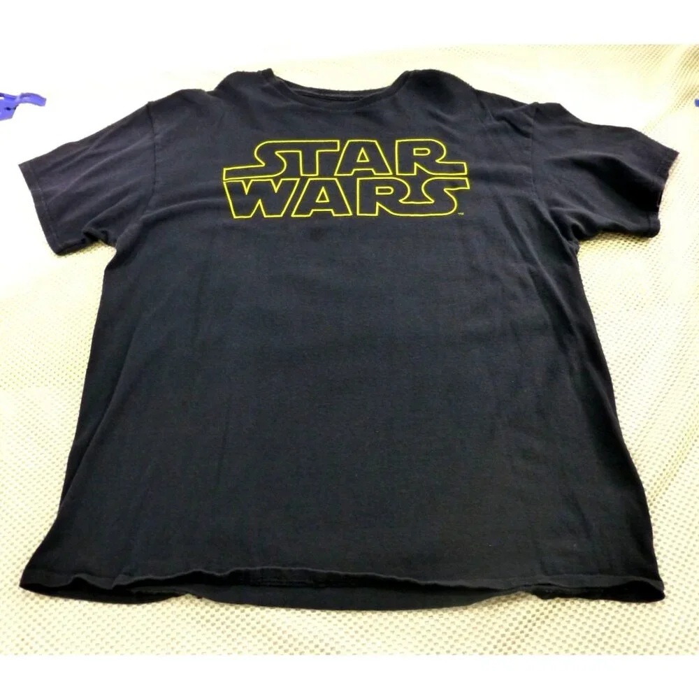 Star Wars Spell Out Black T-Shirt‎ XL By Fifth Sun